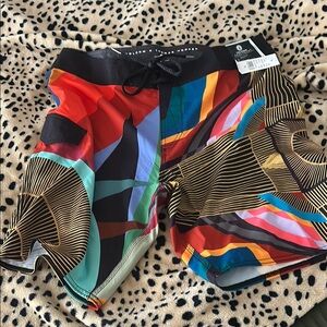 Colorful Geometric Swim Shorts